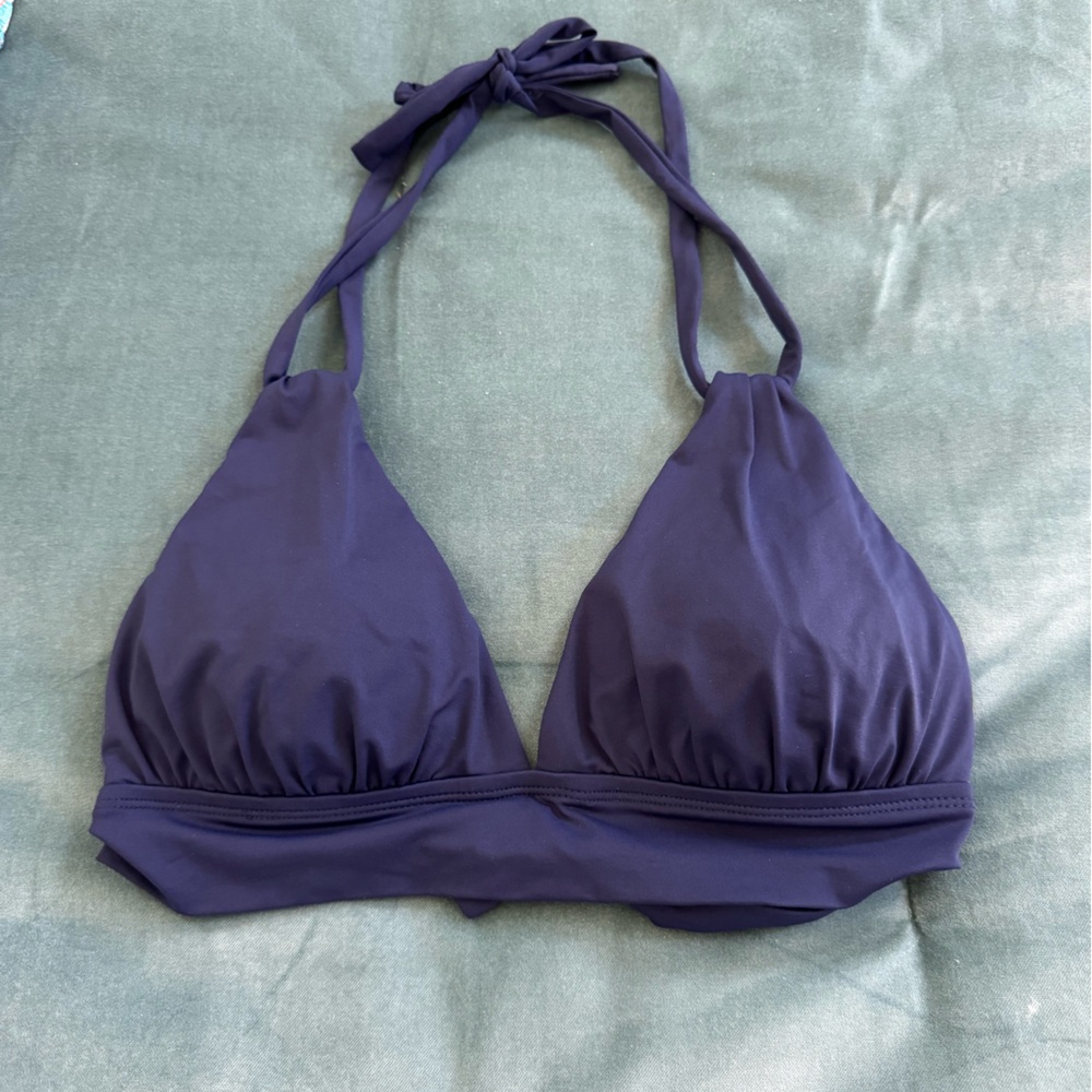 Tommy Bahama Deep Blue Halter Bikini Top size M